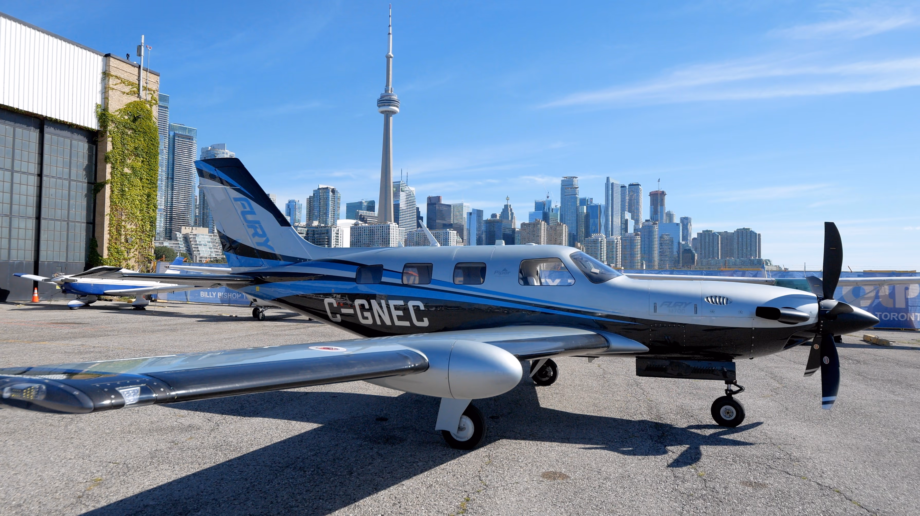 A NectAir Piper M700 at Billy Bishop Airport